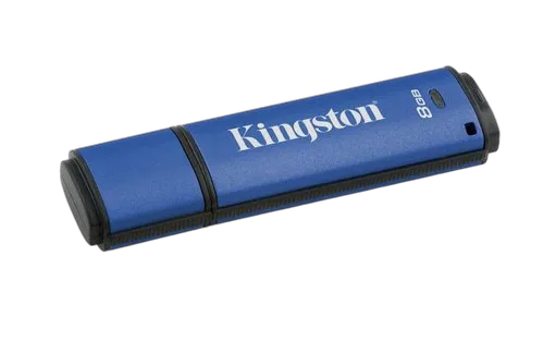 Kingston Clé 8Go USB-A Data Traveler Vault — vue 1