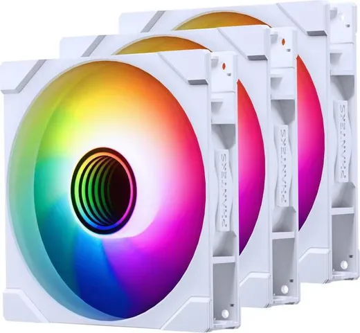 M25 Gen2 PWM Blanc Reverse Blade (3x140mm) D-RGB