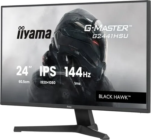 Iiyama G-Master G2441HSU-B1 - 23.8" FHD 144Hz IPS 1ms Adpative Sync FreeSync — vue 2