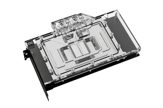 Alphacool Eisblock Aurora Acryl RTX4080 AMP Trinity + BackP — vue 4