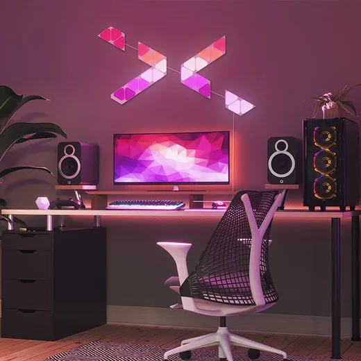 Nanoleaf Shapes Mini Triangles Pack Expansion - 10 pièces — vue 6