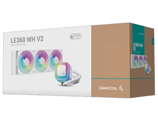 Deepcool LE360 WH V2 - Blanc - 360mm — vue 3