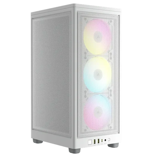 Corsair 2000D Airflow RGB Blanc - mT/Sans Alim/Mini-ITX
