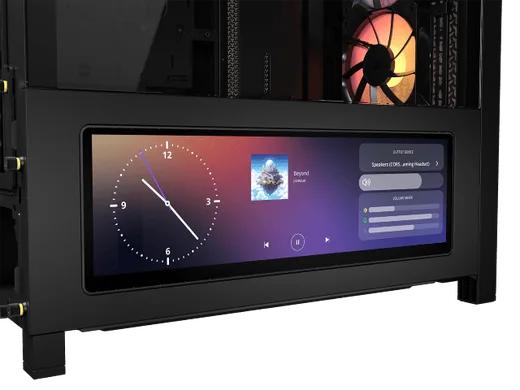 Corsair FRAME 4000D LCD RS ARGB Noir - MT/Sans Alim/E-ATX — vue 12