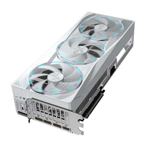 Gigabyte AORUS GeForce RTX 5090 STEALTH ICE 32G — vue 3