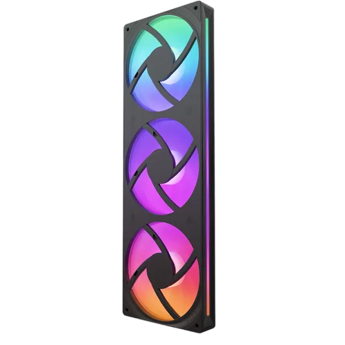 NZXT F360 RGB Core Fan (Single Frame) - Noir — vue 2