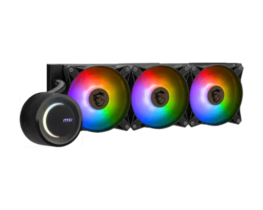 MSI MAG PANO M100R PZ Noir + MPG A1000GS + MAG CORELIQUID E360 — vue 12