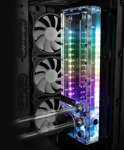 Alphacool Core Flat Reservoir 360 - Pompe incluse — vue 5