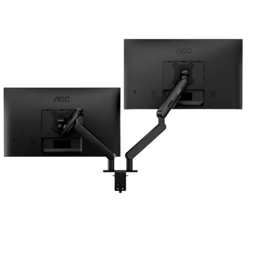 AOC Double Bras à ressort mécanique à gaz de 27" à 34" VESA 100x100 Max — vue 2