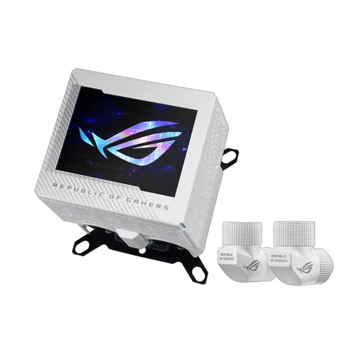 Asus ROG RYUJIN III White - Waterblock CPU — vue 2
