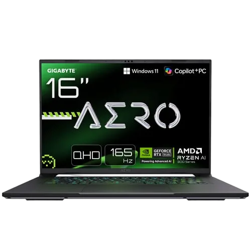 Gigabyte AERO X16 1WH93FRC64DH - 16" QHD+ 165Hz Ryzen AI 7 350 RTX 5070 32Go 1To W11 Blanc — vue 2
