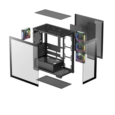 Deepcool CG580 4F V2 Noir - MT/Sans Alim/ATX — vue 12