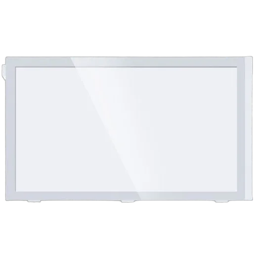 Panneau en verre trempé A3-mATX / Gauche - Blanc