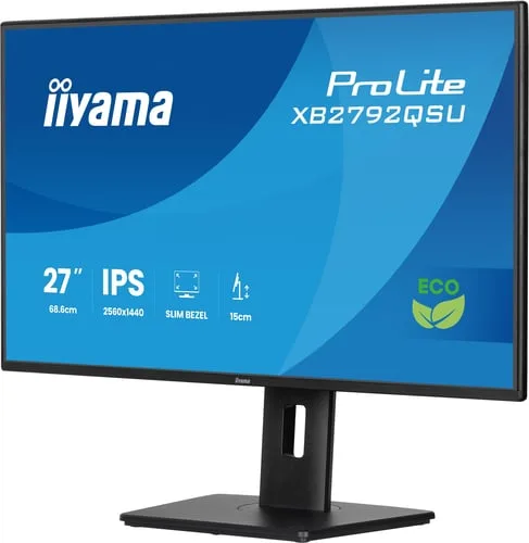 Iiyama Prolite XB2792QSU-B1 - 27" QHD 120Hz IPS 3ms Pivot Adaptive Sync FreeSync — vue 4