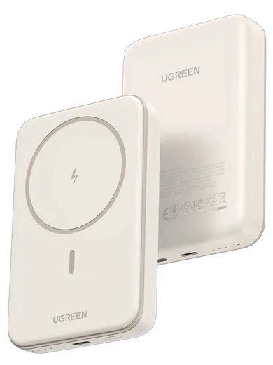 Sans fil/10000mAh/USB-C/20W/Beige