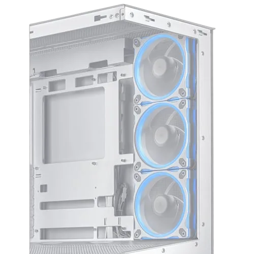 Asus Prime A31 PLUS TG ARGB Blanc - MT/Sans Alim/ATX — vue 7