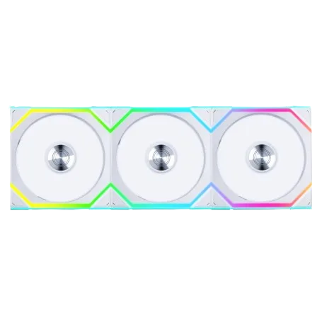 Lian-Li UNI FAN SL ARGB PWM Sans fil, 3-Pack 120mm - Blanc