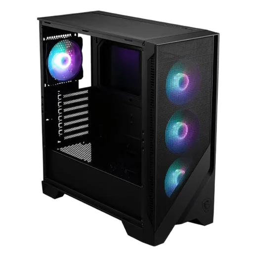 MSI MAG FORGE 320R AIRFLOW Noir + MAG A650BN Noir — vue 3