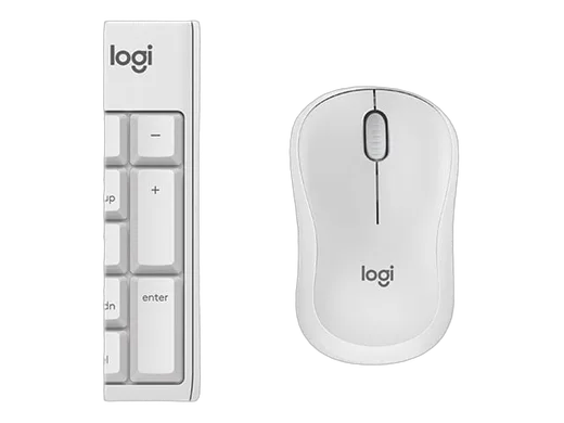 Logitech MK295 Silent Wireless Combo WHITE — vue 2