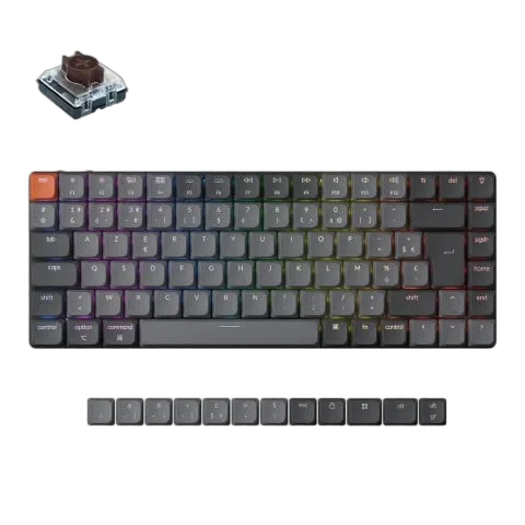 K3 Max QMK 75% - Mécanique/Sans-Fil/RGB/Gris