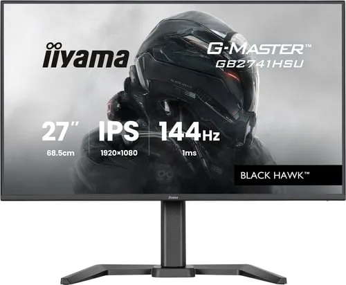 Iiyama G-Master GB2741HSU-B1 - 27" FHD 144Hz IPS 1ms Pivot Adaptive Sync FreeSync