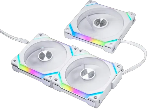 Lian-Li UNI FAN SL120 V2 RGB - Blanc - Pack de 3 — vue 10