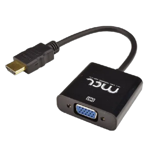 MCL Samar Adapt. HDMI Male/VGA Femelle (HD15) + audio — vue 1