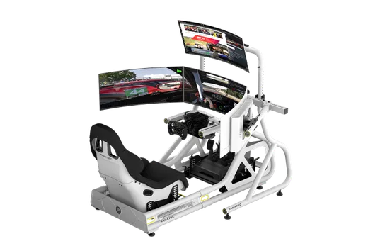 Fanatec GT Cockpit Triple Monitor Expansion Kit - Blanc — vue 3
