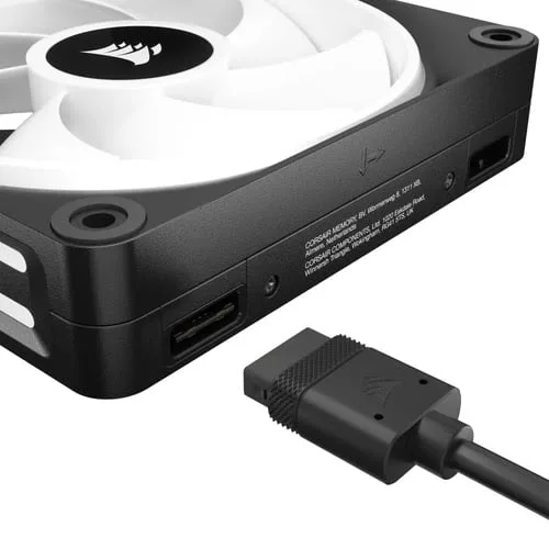 Corsair iCUE LINK QX120 RGB 120mm PWM Expansion Kit Noir — vue 5