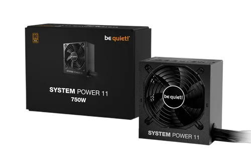 be quiet! ATX 750W - 80+ Bronze - System Power 11 Noir — vue 3