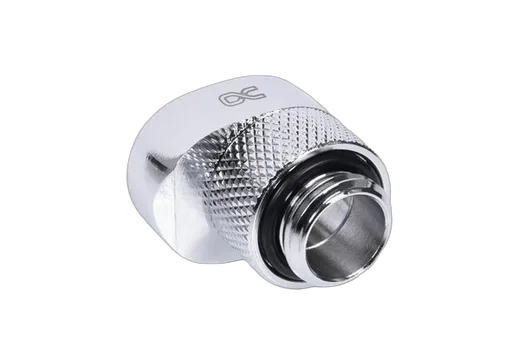 Alphacool Eiszapfen 8mm rotatable G1/4 to G1/4 - Chrome — vue 2