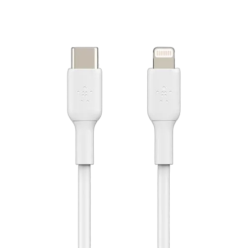 BELKIN LIGHTNING TO USB-C CABLE 2M WHITE