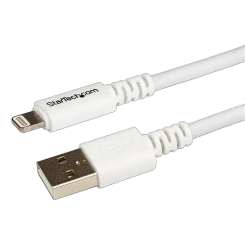 StarTech 10 ft White 8-pin Lightning to USB Cable