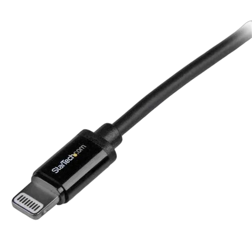 StarTech 1m Black 8-pin Lightning to USB Cable — vue 2