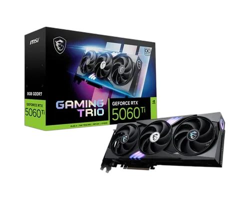 MSI GeForce RTX 5060 Ti 8G GAMING TRIO OC — vue 1