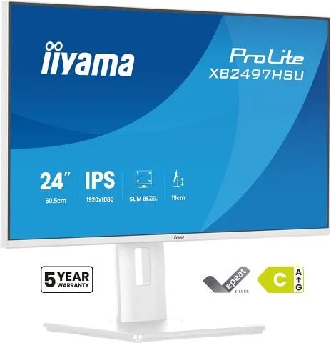 Iiyama XB2497HSU-W1 - 23.8" FHD 120Hz IPS Pivot HP Blanc