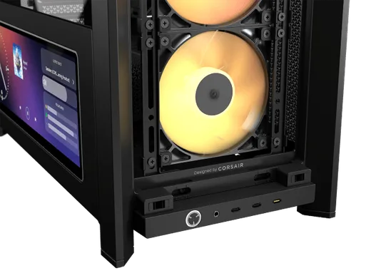 Corsair FRAME 4000D LCD RS ARGB Noir - MT/Sans Alim/E-ATX — vue 8