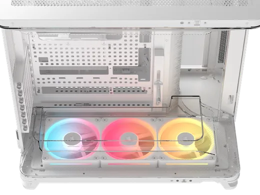 Corsair Air 5400 LX-R RGB Link Blanc - MT/Sans Alim/E-ATX — vue 8