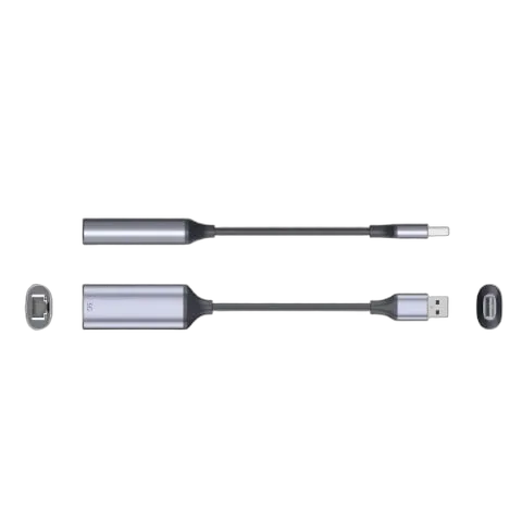 VALUE Convertisseur USB-A vers RJ45 - 0,13m - Gris, vue 2