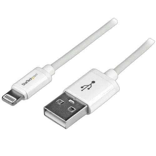 StarTech 1m White 8-pin Lightning to USB Cable — vue 3
