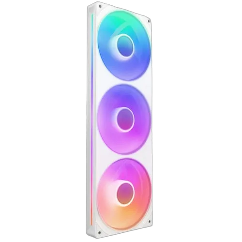 NZXT F360 RGB Core Fan (Single Frame) - Blanc — vue 1