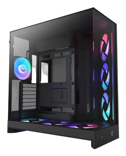 NZXT H9 Flow RGB+ Noir - MT/Sans Alim/E-ATX