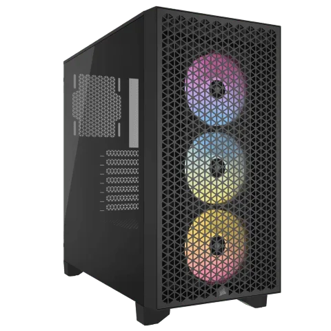 Corsair 3000D Airflow RGB Noir + RM1000e Noir, vue 2