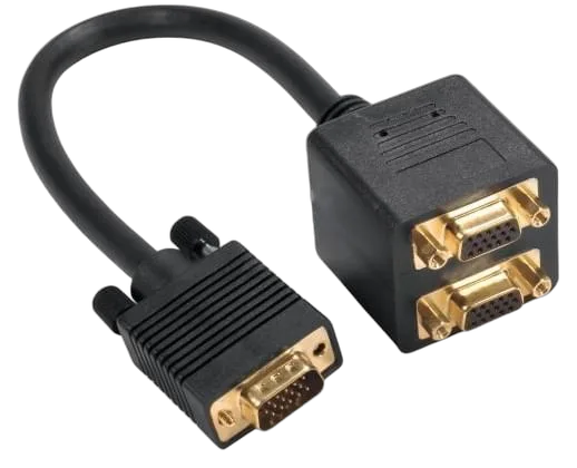 Câble repartiteur VGA  1UC-2 Ecrans simultanés — vue 1
