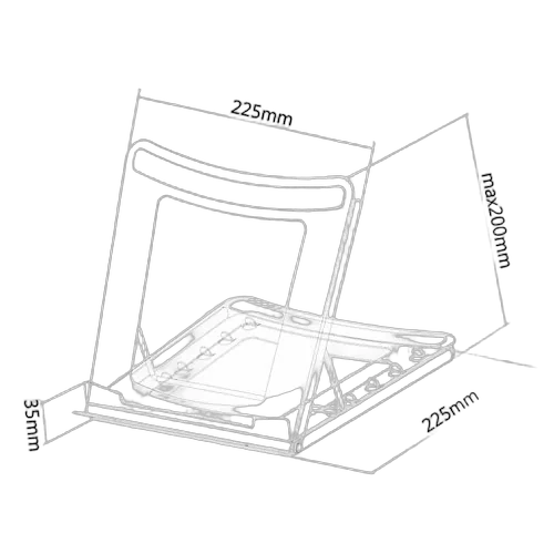 NewStar Laptop Desk Stand — vue 3