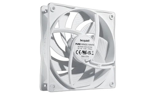 be quiet! Pure Wings 3 120mm PWM High-Speed Blanc — vue 3