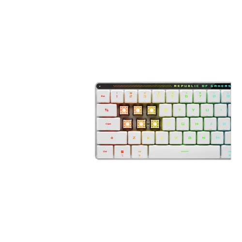Asus ROG Falchion RX Low Profile 65% - Optique - Sans-Fil - RGB - Noir — vue 8