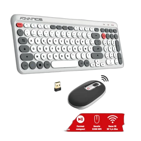 Advance ERGOSTYLE COMBO - Sans fil RF Silencieux 12 raccourcis multimédia — vue 6
