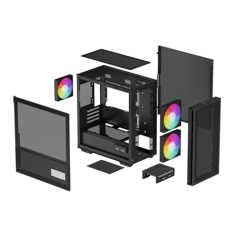 Deepcool CH360 DIGITAL Noir - GT/Sans Alim/Micro-ATX — vue 13