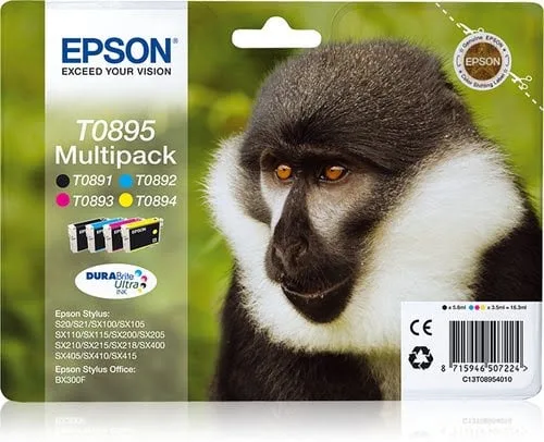 Cartouche d'encre multipack T0895 - 4 couleurs
